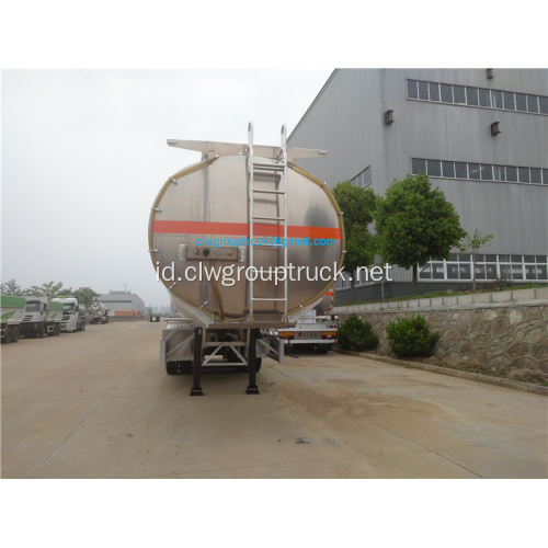 Trailer tanker bahan bakar paduan aluminium 33,6 ton